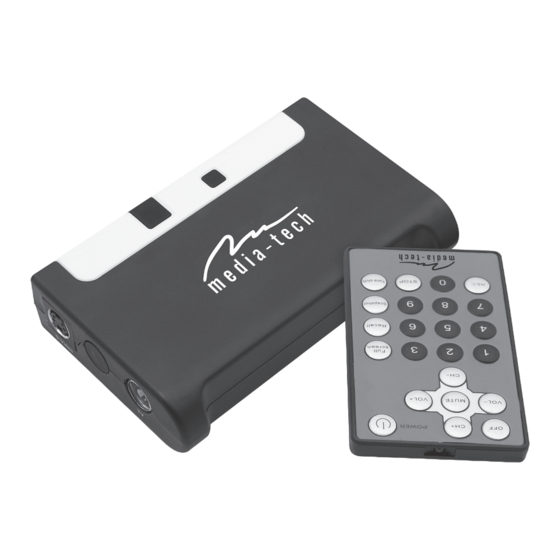 media-tech MT4156 USB TV BOX XTREME User Manual