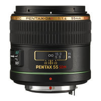 Pentax smc -DA INTERCHANGEABLE LENS Operating Manual