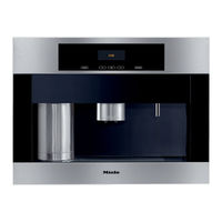 Miele COFFEE SYSTEM CVA 4068 Operating And Installation Instructions