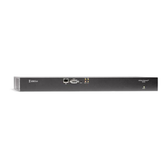 LifeSize Gateway-PRI User Manual