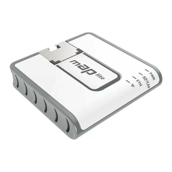 MikroTik mAP lite Quick Setup Manual And Warranty Information