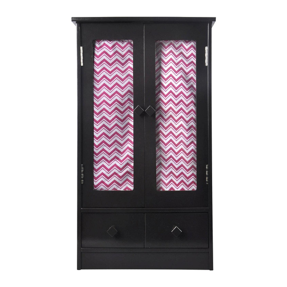 Naomi Kids Doll Armoire Assembly Instructions Manual