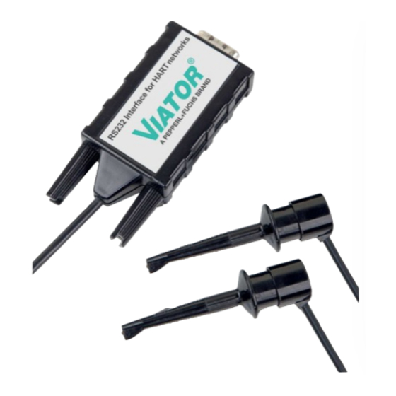 Pepperl+Fuchs Viator HM-PF-RS232-010001 Manual