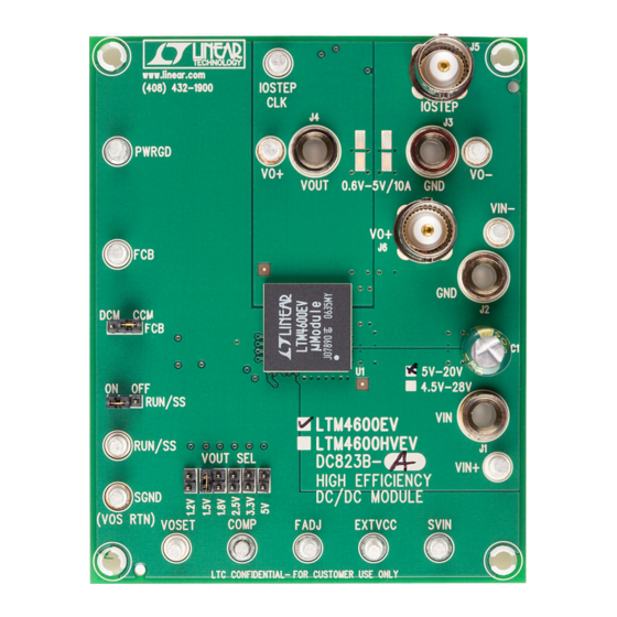 Linear Technology DC823B-A Demo Manual