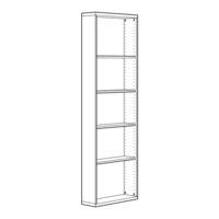 IKEA BESTA SHELF UNIT 12X8X76