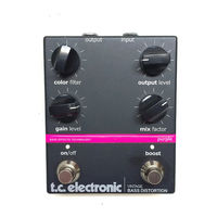 TC Electronic Vintage DISTORTION User Manual
