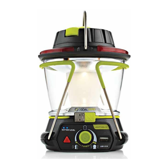 GOAL ZERO LIGHTHOUSE 250 User Manual