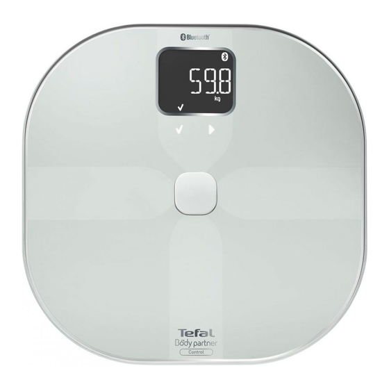 TEFAL Body partner Control Instructions