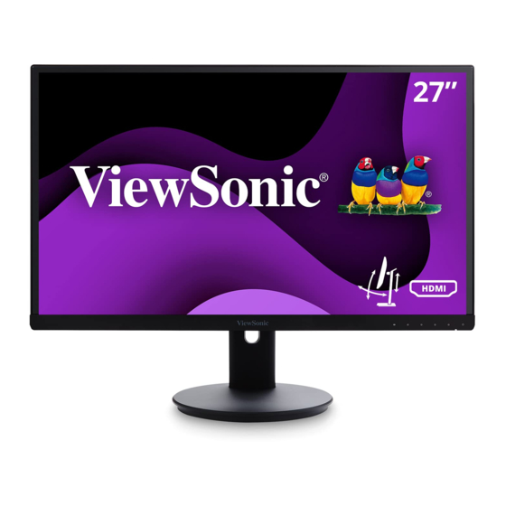 ViewSonic VG2753 Manuals
