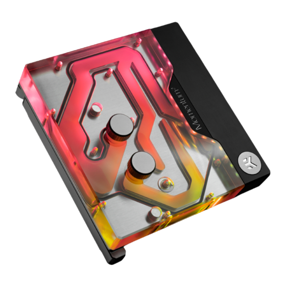 EK-Quantum Momentum2 ROG Maximus Z790 Hero D-RGB User Manual