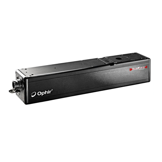 OPHIR mks BEAMWATCH-PLUS-45 User Notes