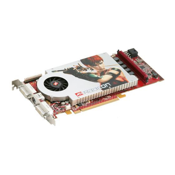 ATI Technologies RADEONX1900 - G5 Mac Edition ROHS/256MB Pcie User Manual
