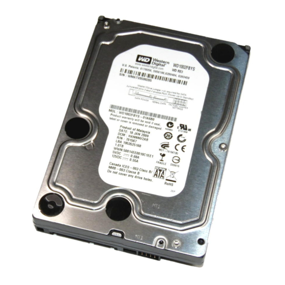 Western Digital WD1002FBYS Technical Reference Manual