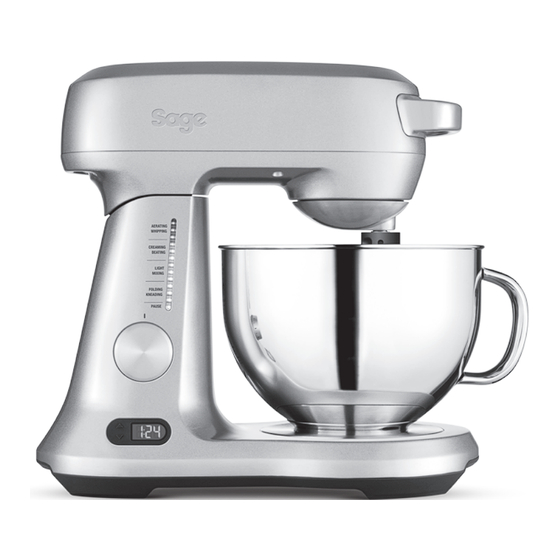 Sage Scraper Mixer Pro BEM800UK Instruction Book