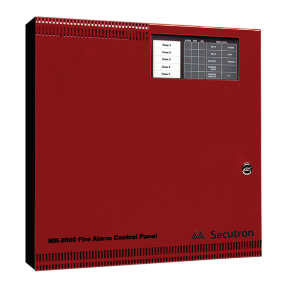 Secutron MR-2605 Manuals