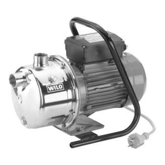 User Manuals: Wilo Jet WJ Series Centrifugal Pump