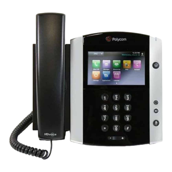 Polycom VVX 601 User Manual