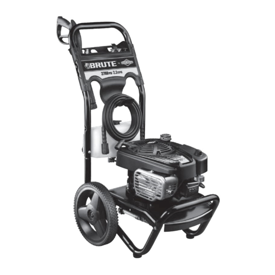 Brute 2700 PSI Series Quick Start Manual