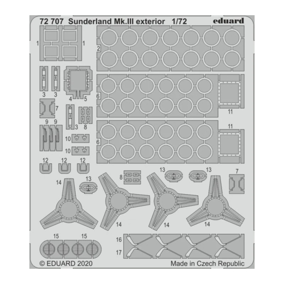 Eduard Sunderland Mk.III exterior Quick Start Manual