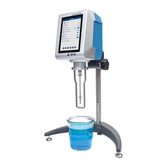 Altana byko-visc RT Operating Manual
