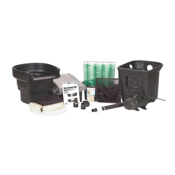 AquaScape Micro Series Installation Instructions & Owner's Manual