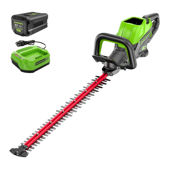 GreenWorks HTB40001 Operator's Manual