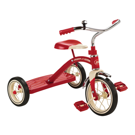 Radio Flyer Tricycle 34B Instruction Sheet