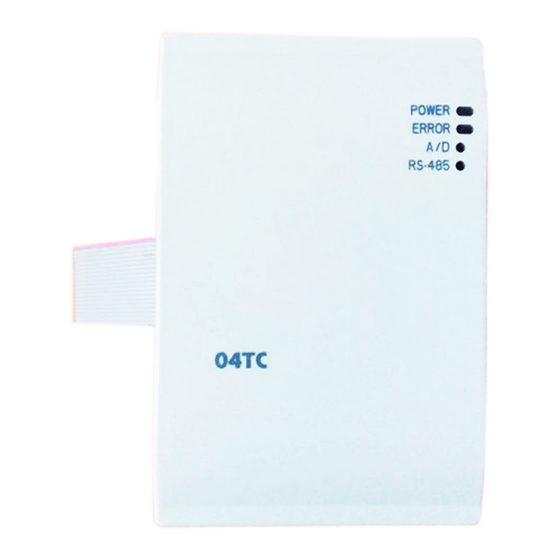 Delta Electronics DVP Series PLC DVP04TC-H2 Instruction Manual