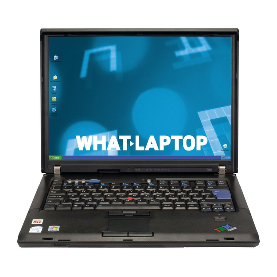 Lenovo ThinkPad R60 Manual De Maintenance Et D’identification Des Incidents