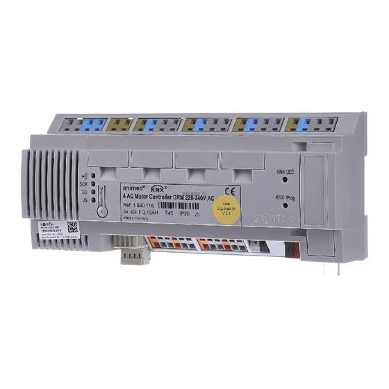 SOMFY animeo 1860114 Operating Manual
