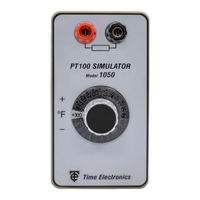 Time Electronics 1050 User Manual
