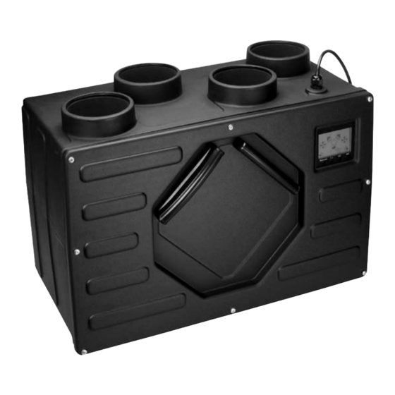 Greenwood Air Management FUSION HRV1 Manuals