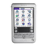 Sony PEG-T415G Operating Instructions Manual