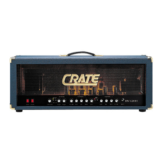 Crate Professional BV-60H Owner's Manual