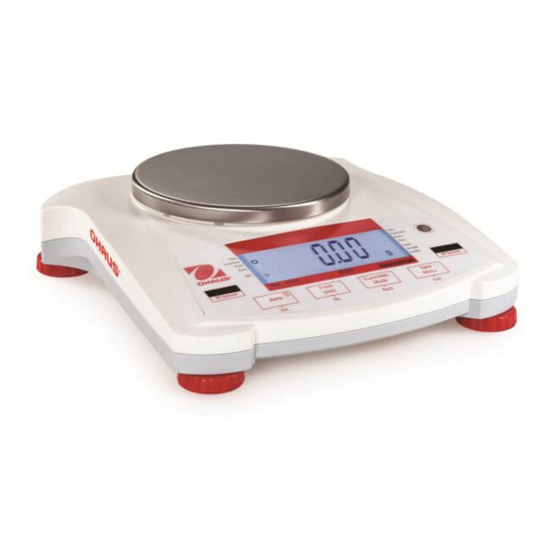 OHAUS Navigator Balance Quick Start Manual