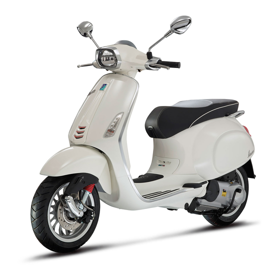 VESPA SPIRIT 150 3V ABS Owner's Manual