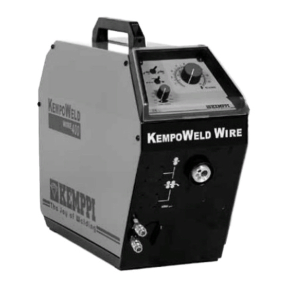 Kemppi KEMPOWELD WIRE 400 Operating Manual
