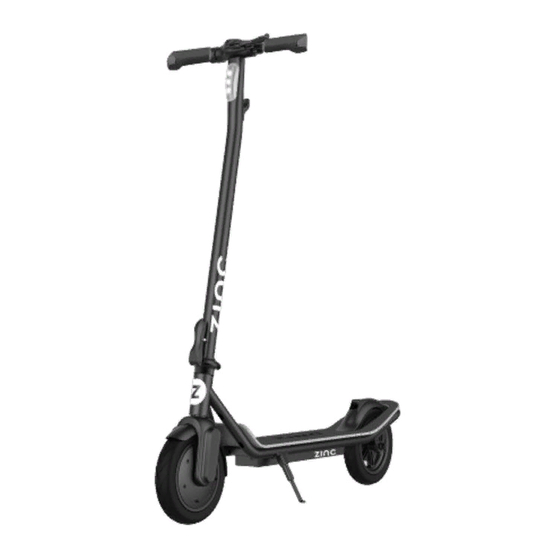 Zinc FOLDING ELECTRIC SWIFT PLUS SCOOTER Manuals