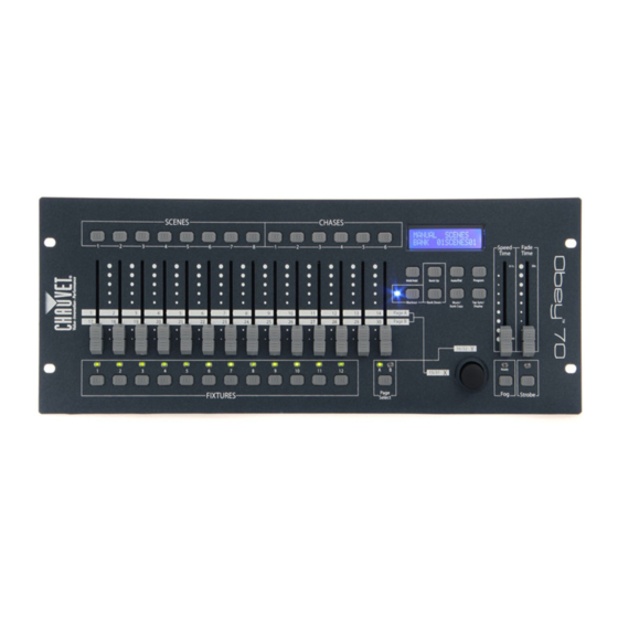 Chauvet DJ OBEY 70 Instruction Manual