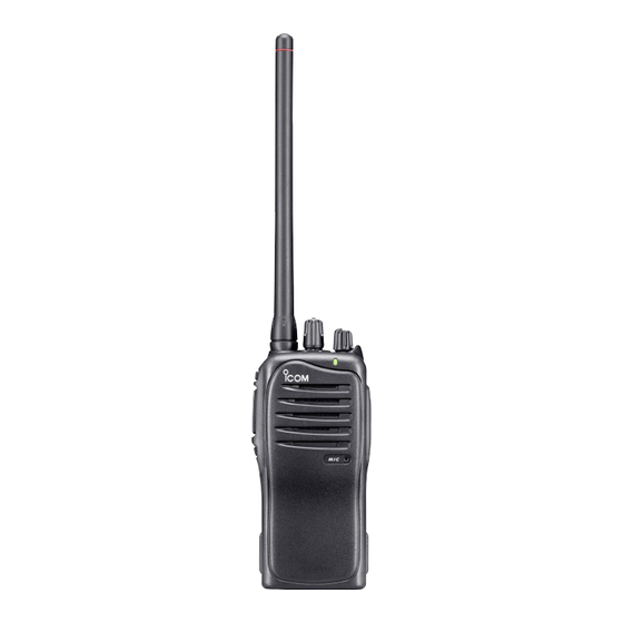 Icom IC-F3011 Instruction Manual