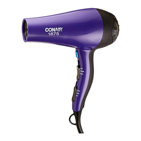 Conair Thermal Shine 121NP Instructions
