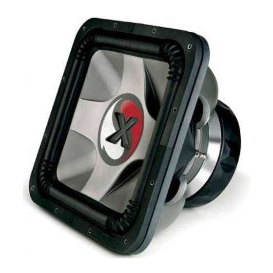 Kicker S12X Owner's Manual