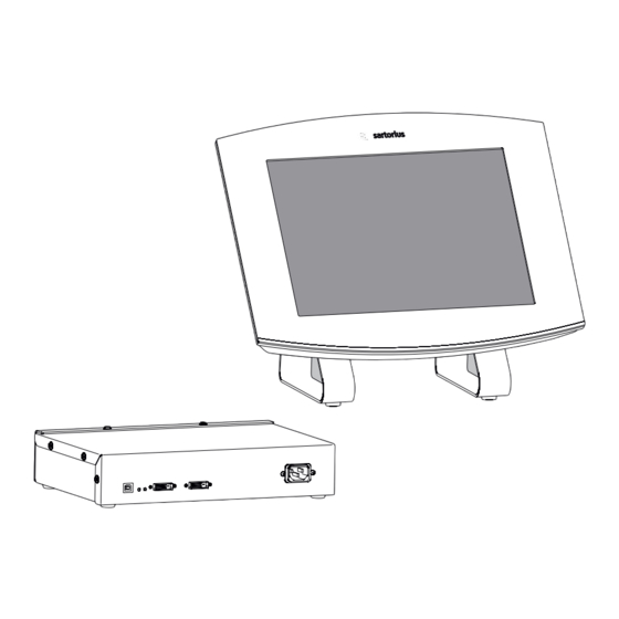 Sartorius TopMix2.Touch TM02-X Operating Instructions Manual