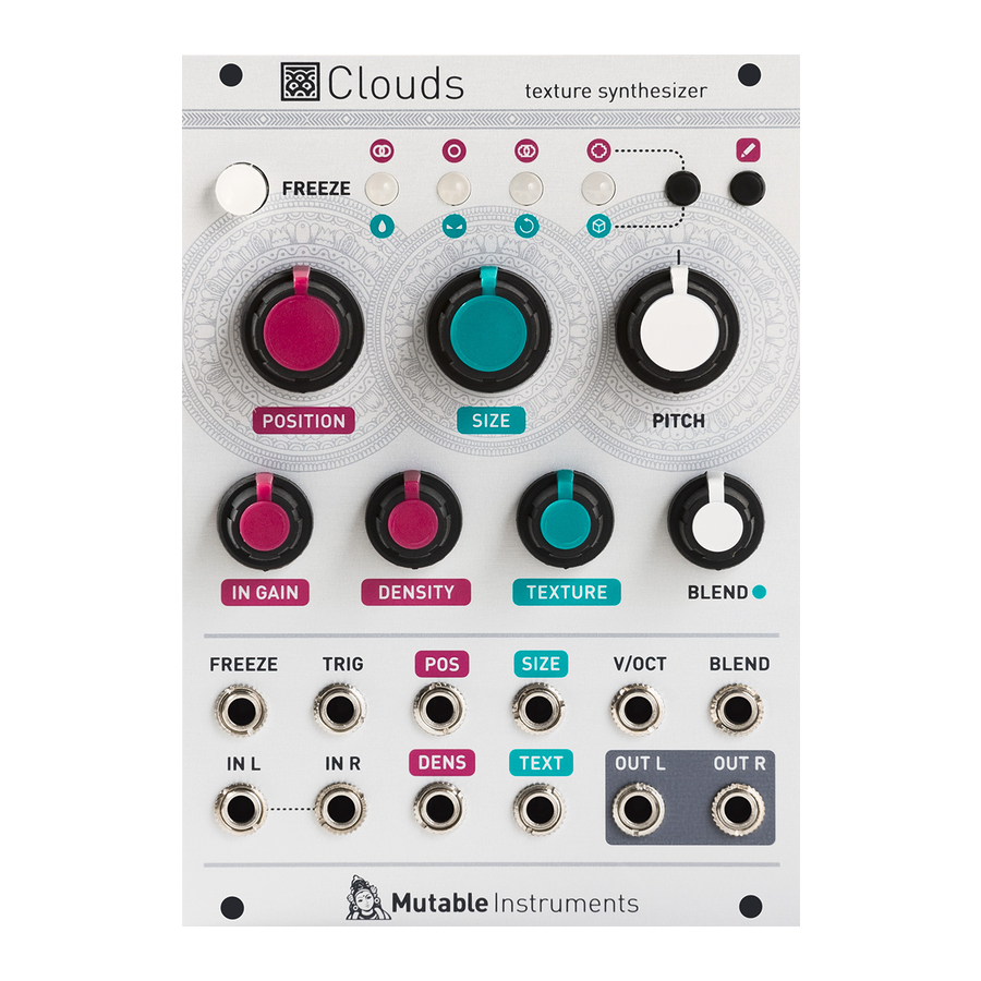 Mutable Instruments Clouds Manuals