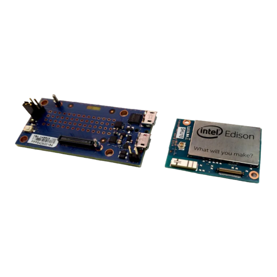 Intel Edison Hardware Manual