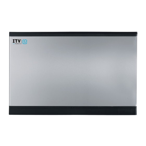 ITV ICE MAKERS MS Series Maintenance