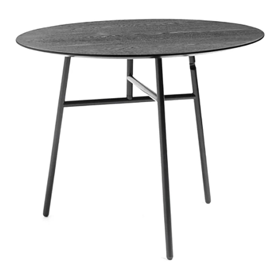 Hay TILT TOP TABLE 185643 Instruction Manual