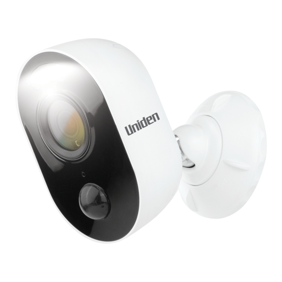 Uniden App Cam Spotlight+ Quick Start Manual