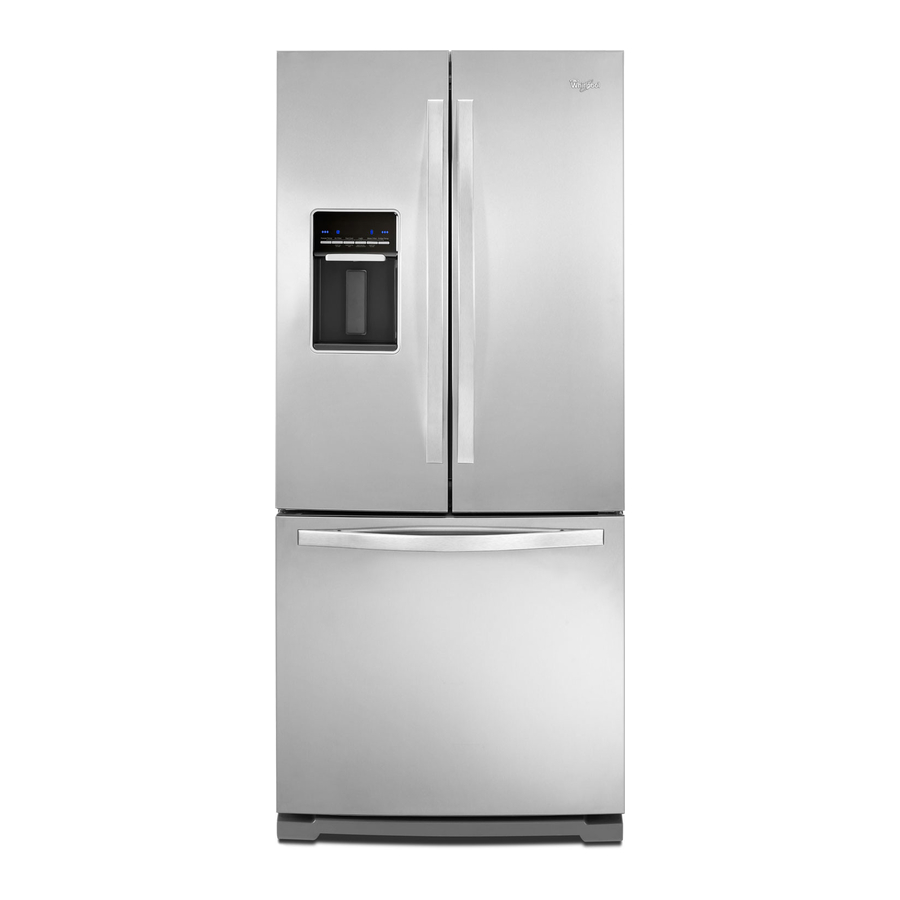 Whirlpool &nbsp;WRF560SMYW Refrigerator Use & Care Manual