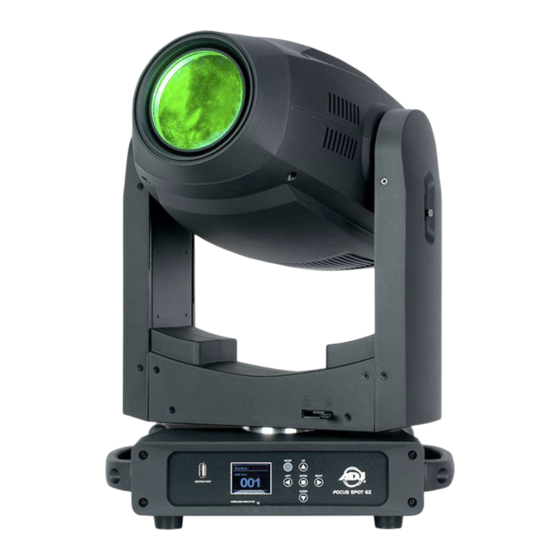 ADJ FOCUS SPOT 6Z User Manual